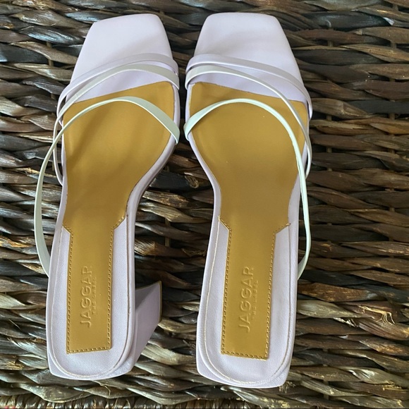 Jaggar square block heel resort heel ombre slide lilac size 39 - never worn! - Picture 2 of 7